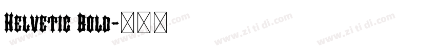 Helvetic Bold字体转换 Helvetic Bold字体转换
